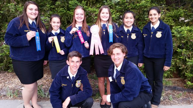 Bret Harte FFA Teams Excelled For Calaveras County At State Judging Finals