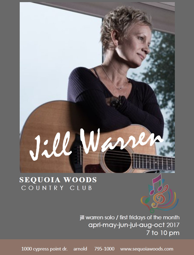 Don’t Miss The “First Fridays” Dinner Show With Jill Warren At Sequoia Woods