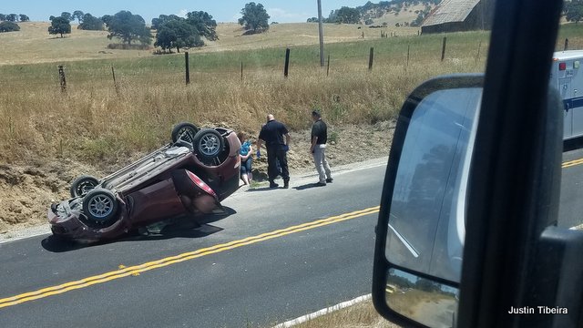Traffic Update…Overturned Vehicle on Hwy 49 near Cosgrave