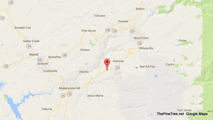 Traffic Update…Vehicle Over The Side Of Hwy 26 Above Mokelumne Hill