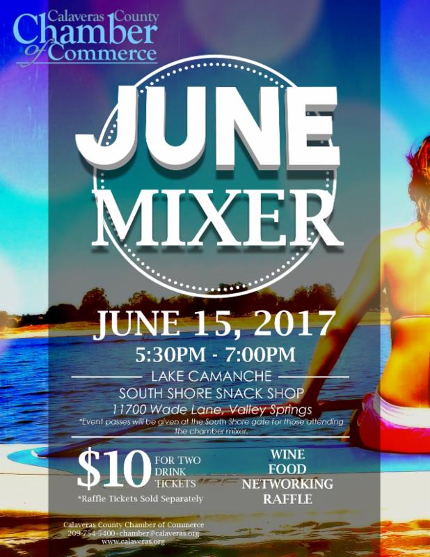 Don’t Miss The June Chamber Mixer At Lake Camanche Tonight