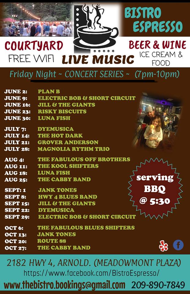 Music At Bistro Espresso with The Cabby Band