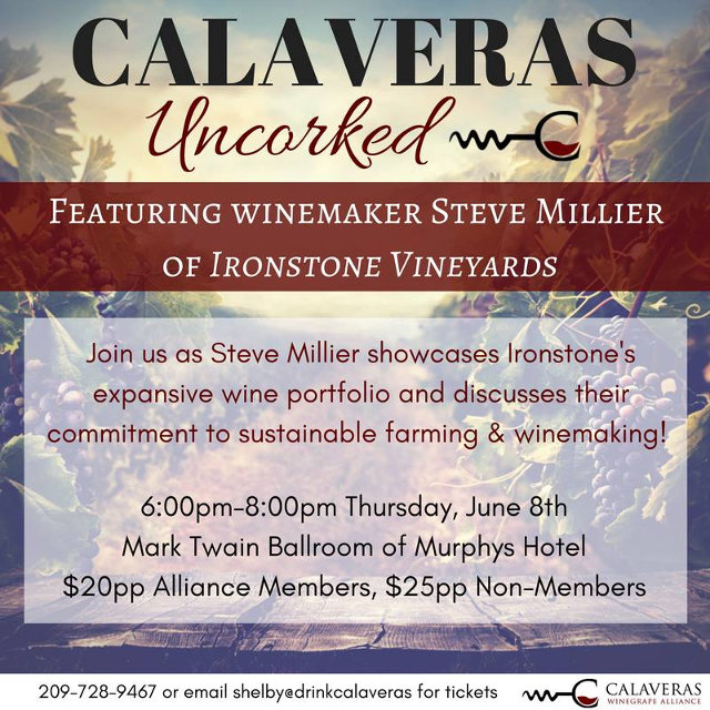 Calaveras Uncorked Wine Education Night with Steve Millier