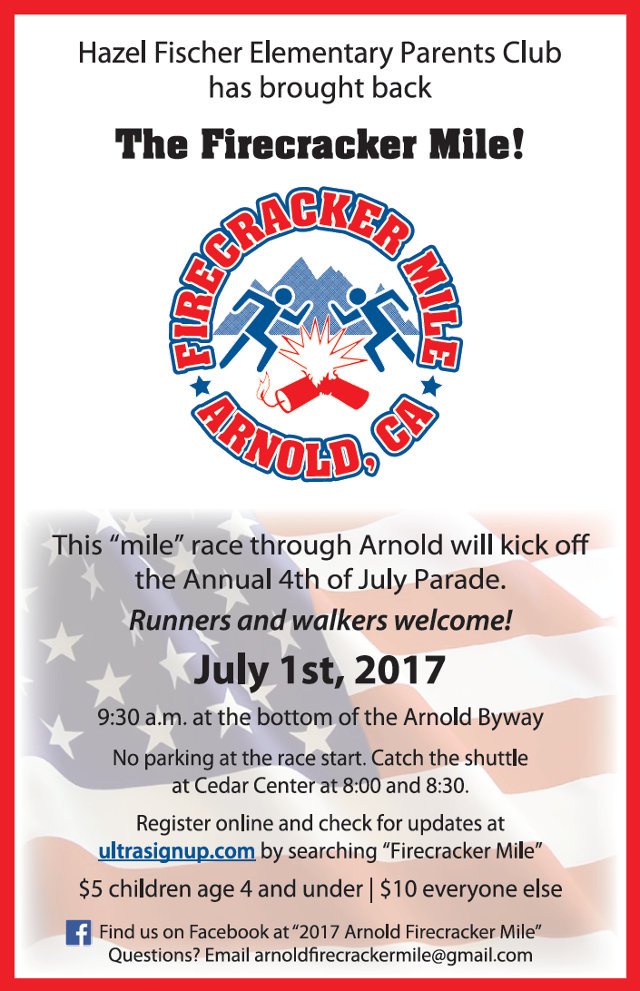 Get Ready To Race In The Firecracker Mile!!