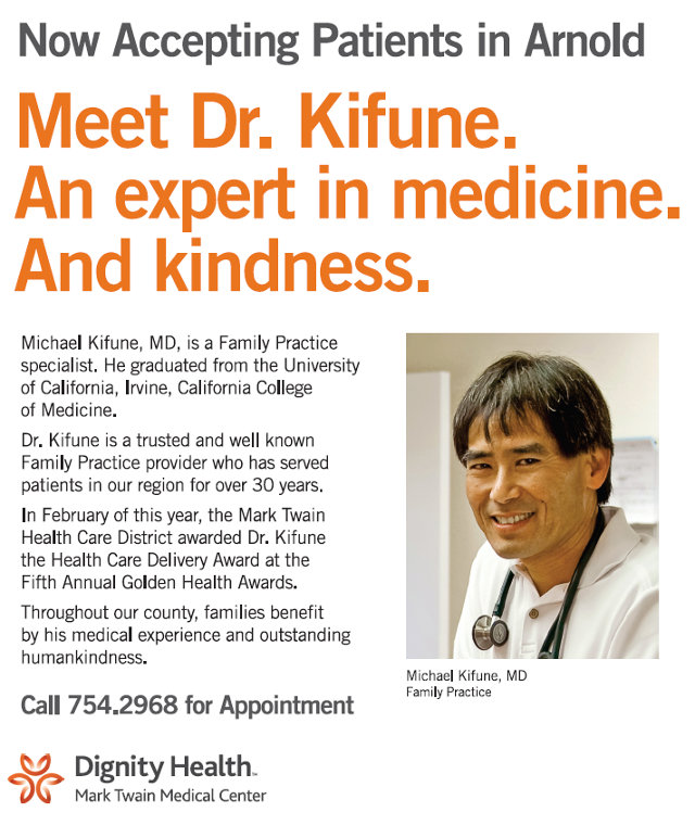 Dr. Mike Kifune Returns to Practice Medicine in Arnold