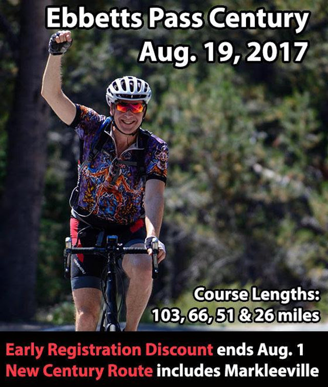 The 2017 Ebbetts Pass Century is August 19th