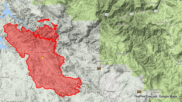 Firefighters Hold the Detwiler Fire to 48,000 acres, 7% contained, 8 Structured Burned, 1 Damaged, 1,500 Threatened, 3,175 Personnel Working Fire