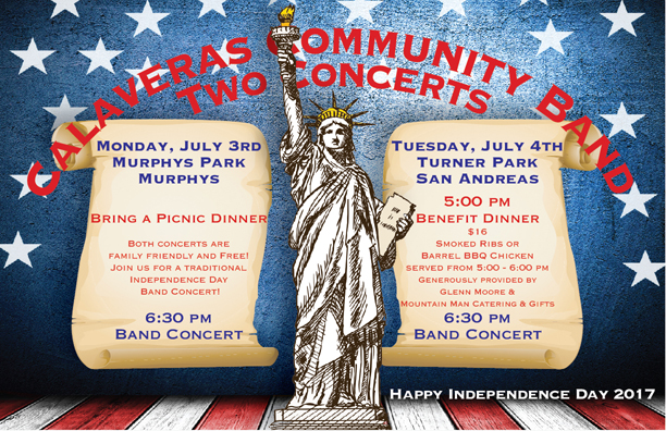 Independence Day Concert Calaveras Community Band