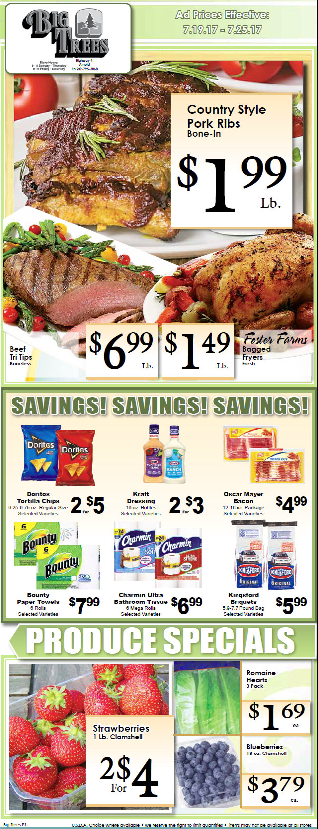 Big Trees Market Weekly Ad & Specials Through July 25th