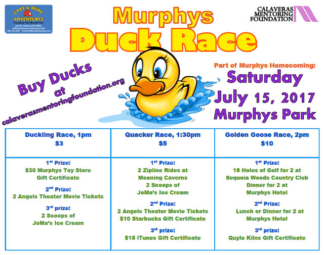 Announcing the 24th Annual Murphys Duck Races!