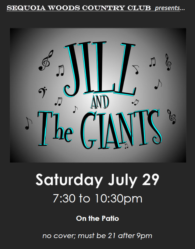 Don’t Miss Jill & The Giants Tonight At Sequoia Woods