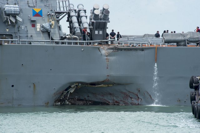 US Navy Identifies One Dead, Nine Missing USS John S. McCain Sailors