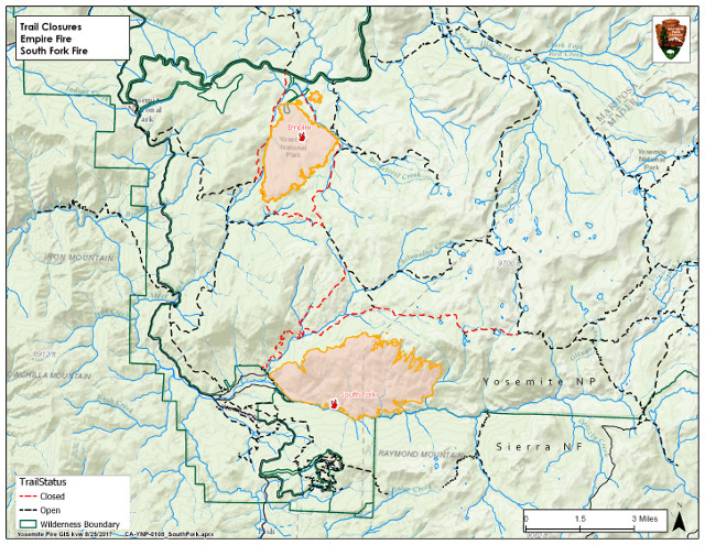 Yosemite Empire Fire Update For August 26th