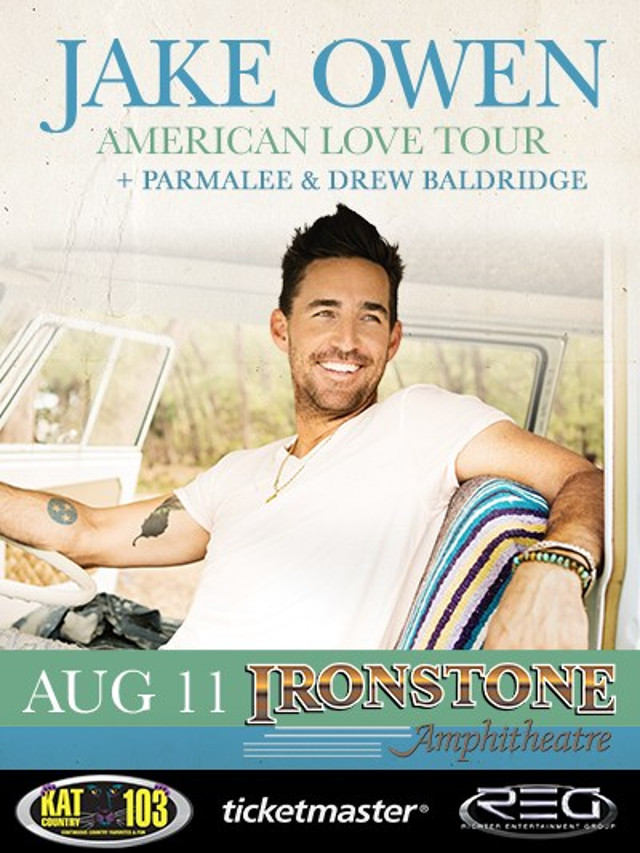 Jake Owen’s American Love Tour Rolls Into Ironstone on August 11th