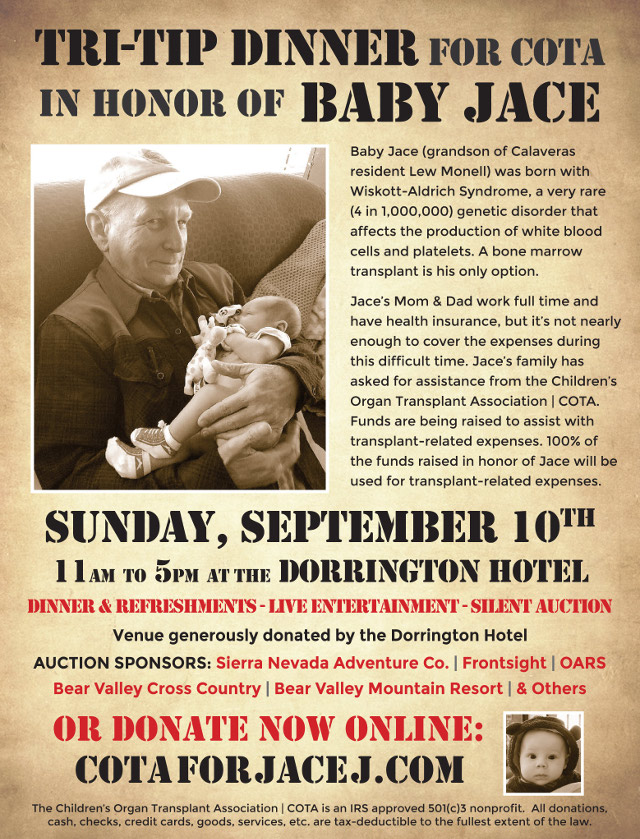 Tri-Trip Dinner For Baby Jace on September 10th