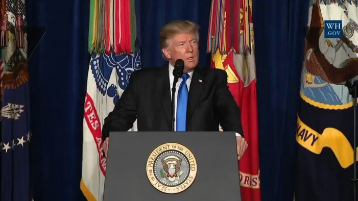 President Trump on the Strategy in Afghanistan and South Asia