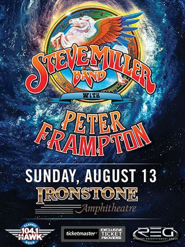 Steve Miller with Peter Frampton at Ironstone on August 13th