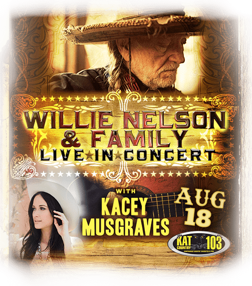 The Living Legend Willie Nelson at Ironstone with Kacey Musgraves on August 18th