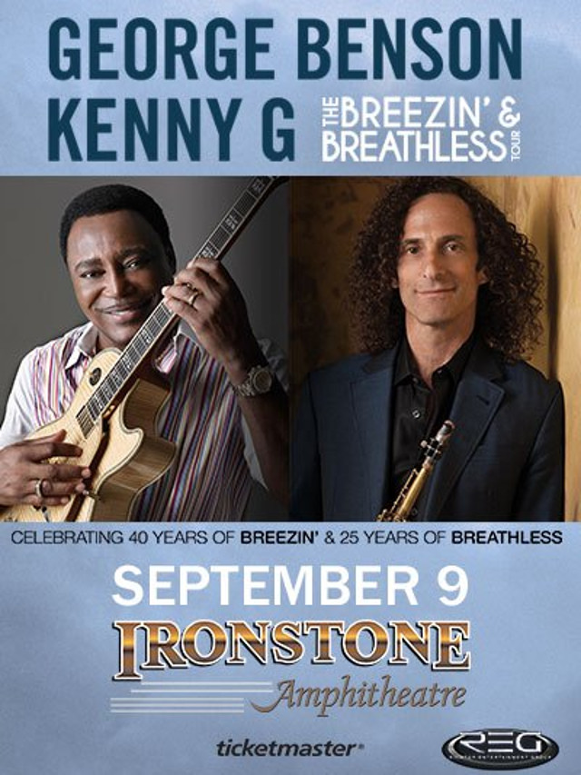 The Breezin & Breathless Tour with George Benson & Kenny G Tonight to Close Out a GREAT Concert Season