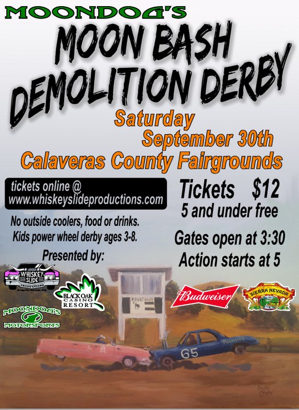 Moon Bash Demolition Derby Coming to Calaveras County Family Fun and Hard-Hitting Action will be a Favorite
