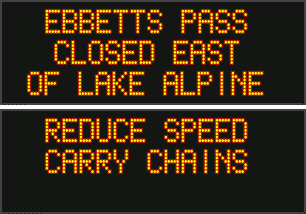 Traffic Update….Carson, Tioga, Sonora Passes Open…Ebbetts Still Closed