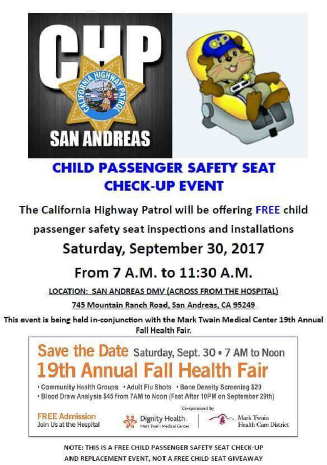 Get Those Child Safety Seats Checked at 19th Annual MTMC Health Fair