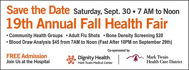 Mark Twain Medical Center Hosts Annual Fall Health Fair September 30th