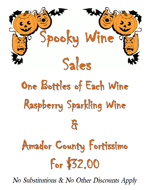 Spooky Good Wine Specials At Black Sheep Winery