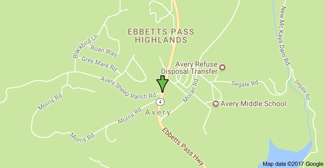 Traffic Update….Possible Injury Collision Near Hwy 4 & Avery Sheep Ranch Road