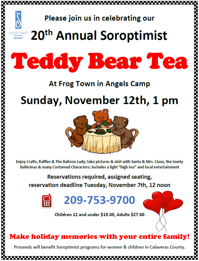 The 20th Annual Teddy Bear Tea