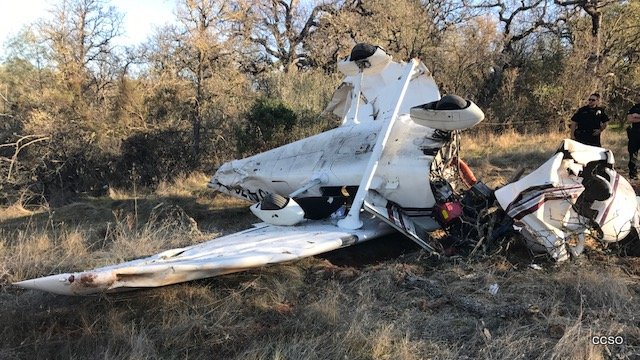 Two Local Men Survive Afternoon Plane Crash off of Hogan Dam Road