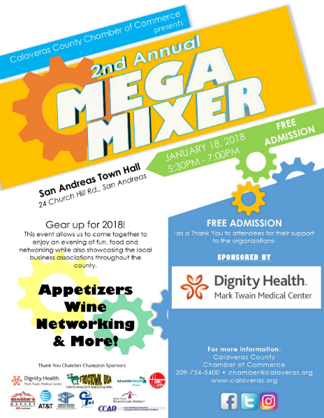 2nd Annual Business Mega Mixer is January 18th