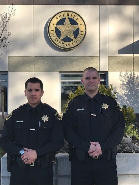 Calaveras County Sheriff’s Dept. Welcomes Two New Deputies