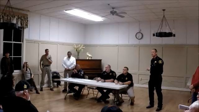 Law Enforcement Community Meeting Video
