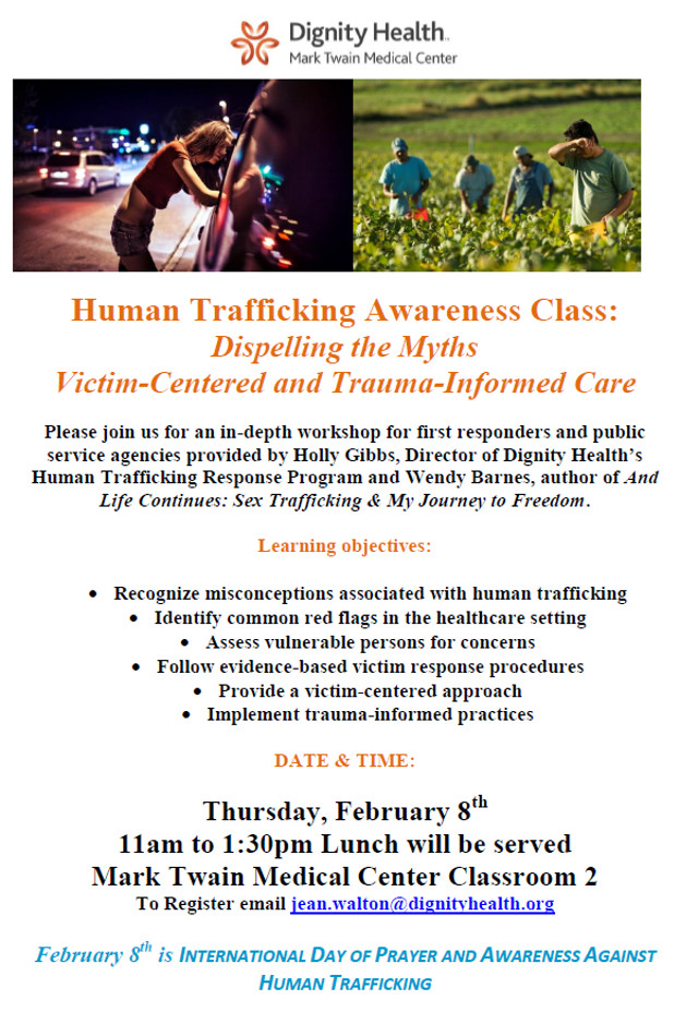 Human Trafficking Awareness Class