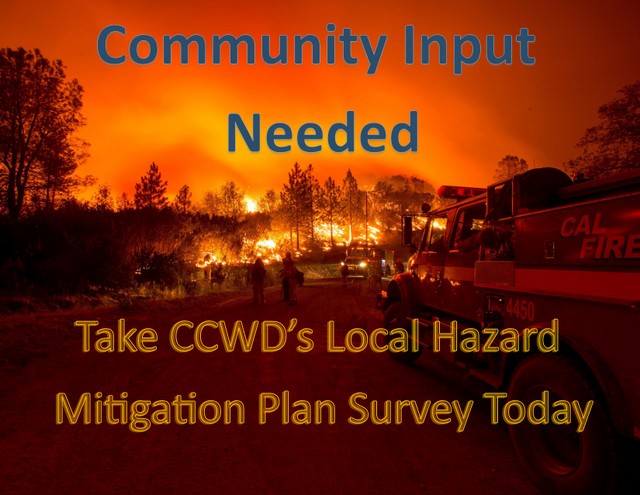 CCWD Seeks Community Input, Releases Hazard Mitigation Survey