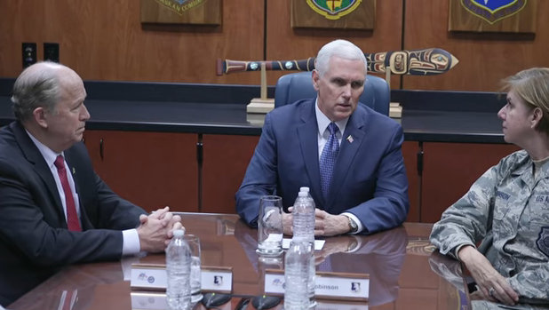 Vice President Pence Before United States Northern Command (NORTHCOM) Briefing with Aerospace and Missile Defense Leadership