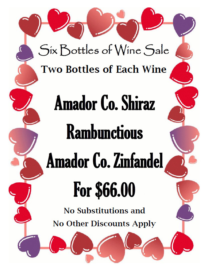 Put Love in Your February with Specials from Black Sheep Winery