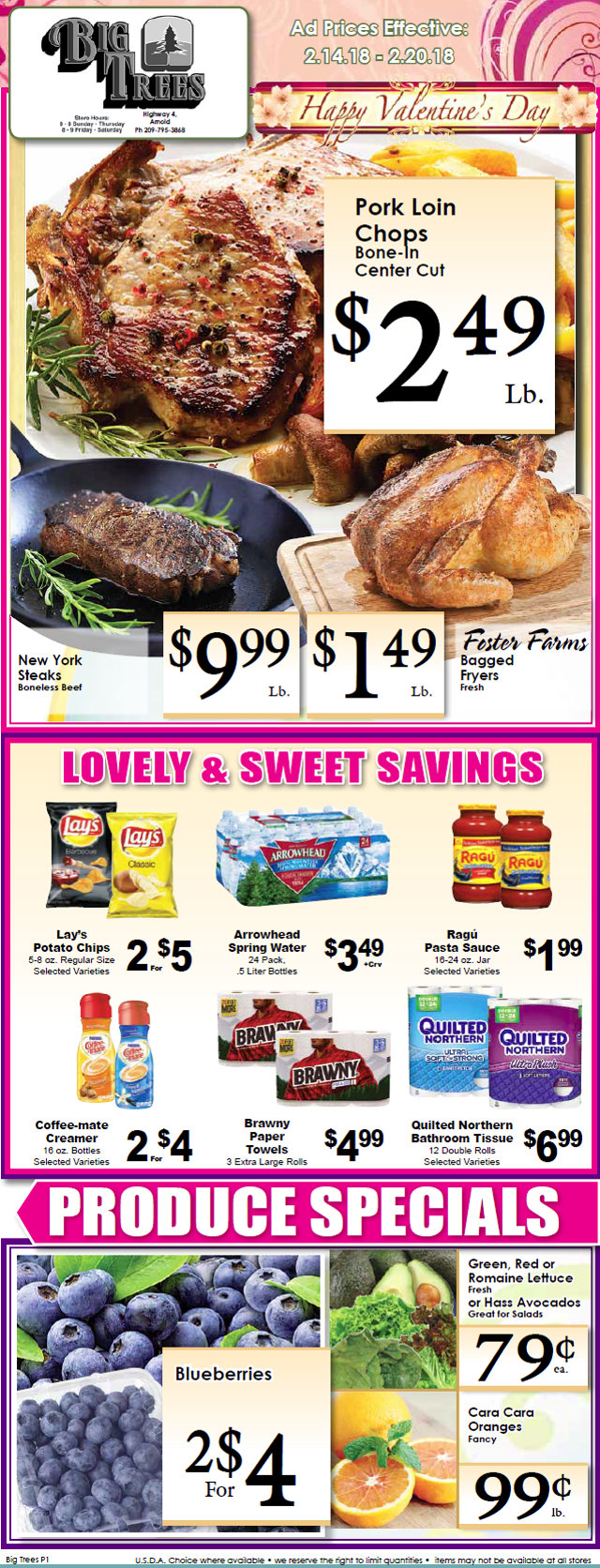 Big Trees Market Weekly Ad & Specials Through February 20th