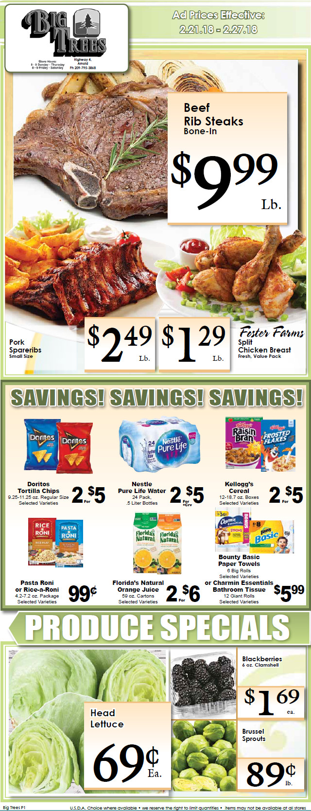 Big Trees Market Weekly Ad & Specials Through February 27th