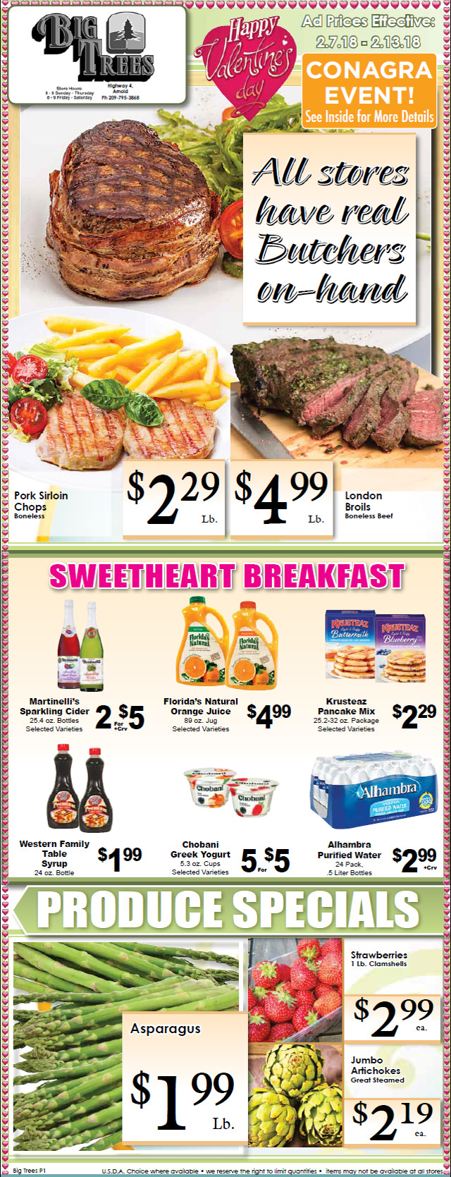 Big Trees Market Weekly Ad & Specials Through February 13th