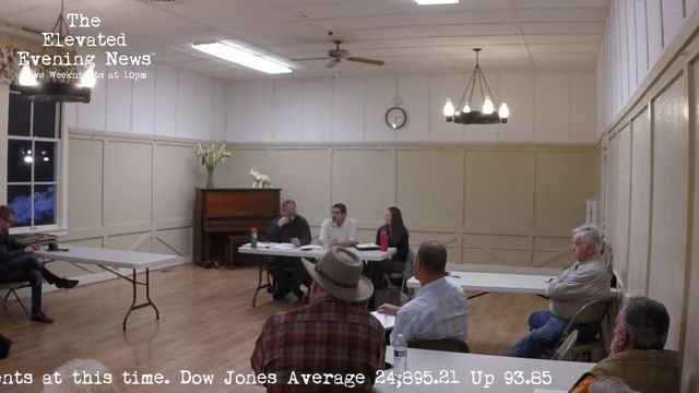 The Elevated Evening News™ Tonight at 10pm….Replay of Community Meeting in Whitepines
