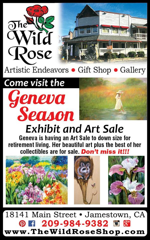 March Exhibit and Art Sale at The Wild Rose….Support & Shop Local