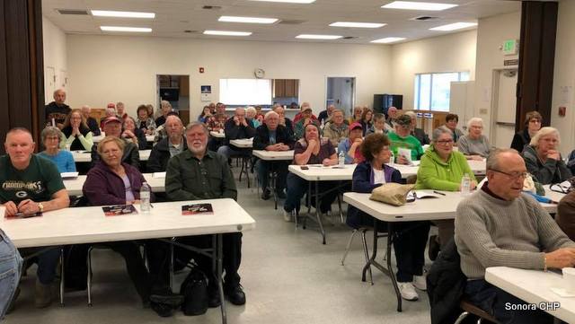 Packed House for Age Well Drive Smart Class in Sonora…Next Class April 21st