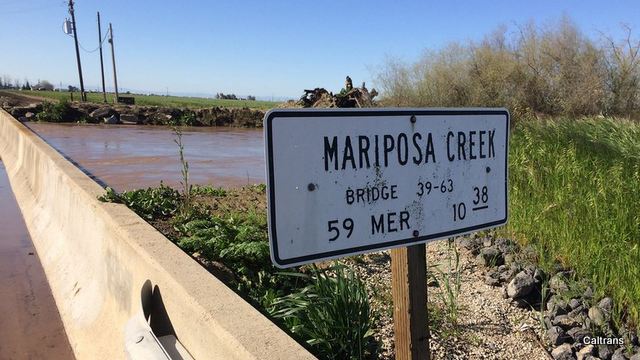 Flooding Forces Full Highway Closure of State Route 59 in Merced County