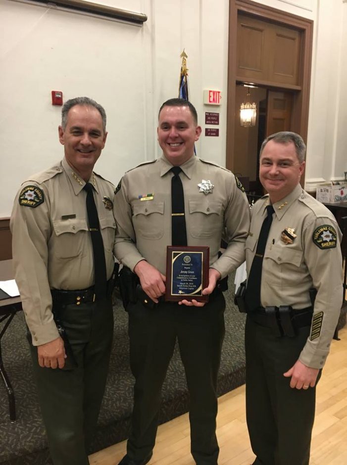 Tuolumne Deputies of the Year Honored by VFW and American Legion