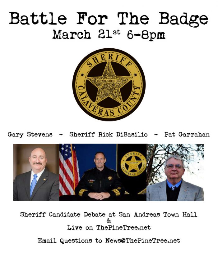 “Battle For The Badge” Live Sheriff Candidate Debate March 21st