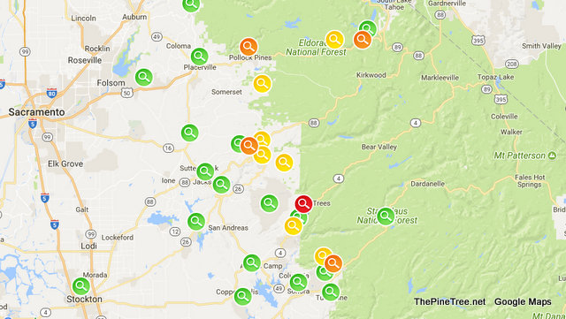 Over 5,000 Customers Without Power in Mother Lode Area