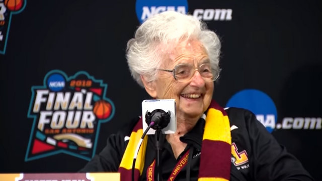 NCAA Holds Final Four Press Conference For Sister Jean….”Worship, Work & Win”