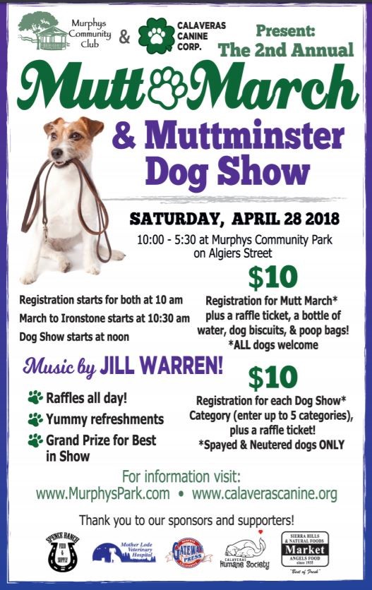 The 2nd Annual Murphys Mutt March and the 1st Muttminster Dog Show